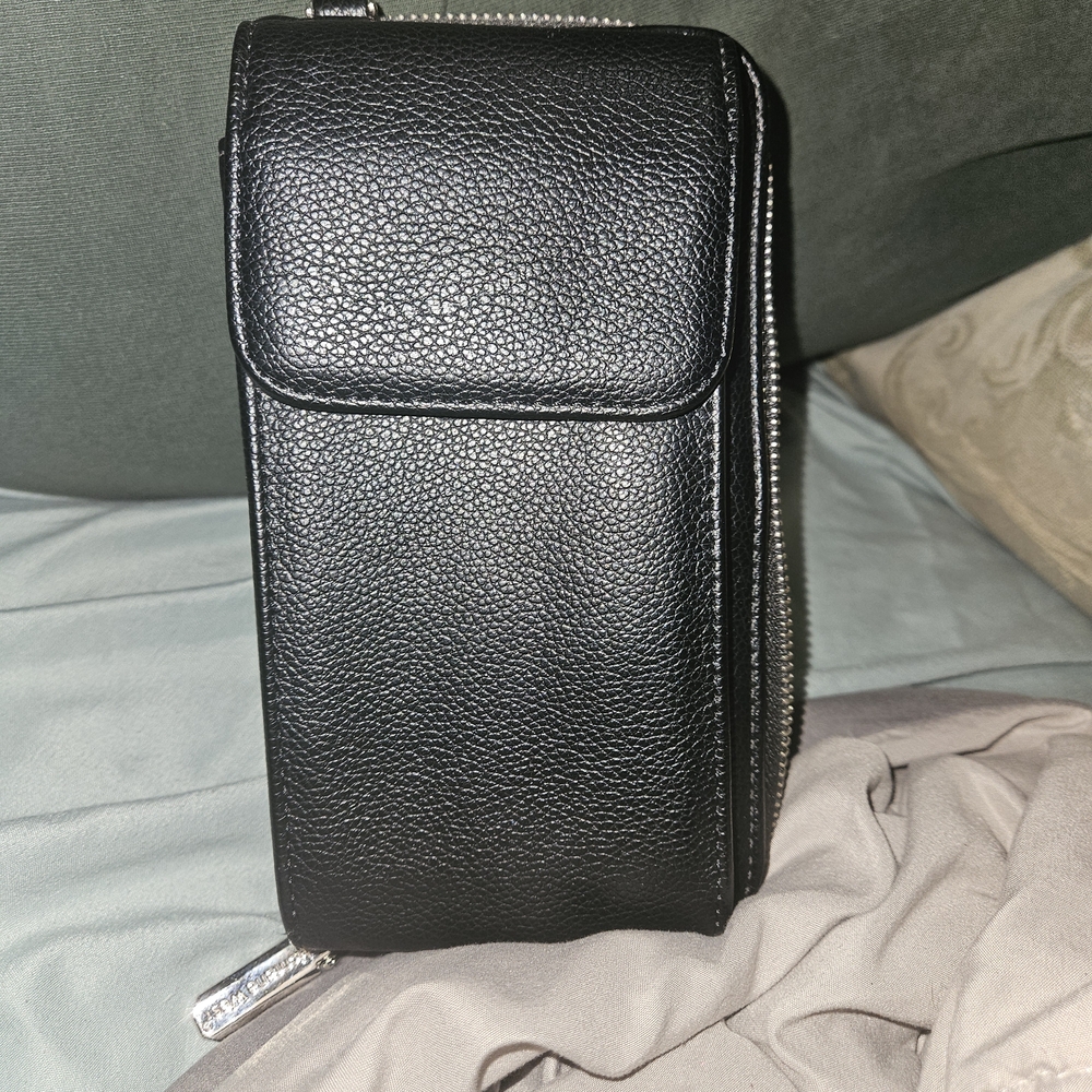 Black Leather Men's Bag